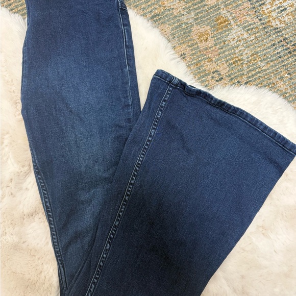Free People Denim - Free People Dark Blue Flare Jeans